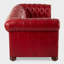 Canapé rouge au design de mode moderne