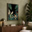 Figure Among Palms Boho - Wrapped Canvas-1733143623-1733143625