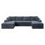 Ensemble de canapé modulaire compressible en forme de U 132,1 po-228380218
