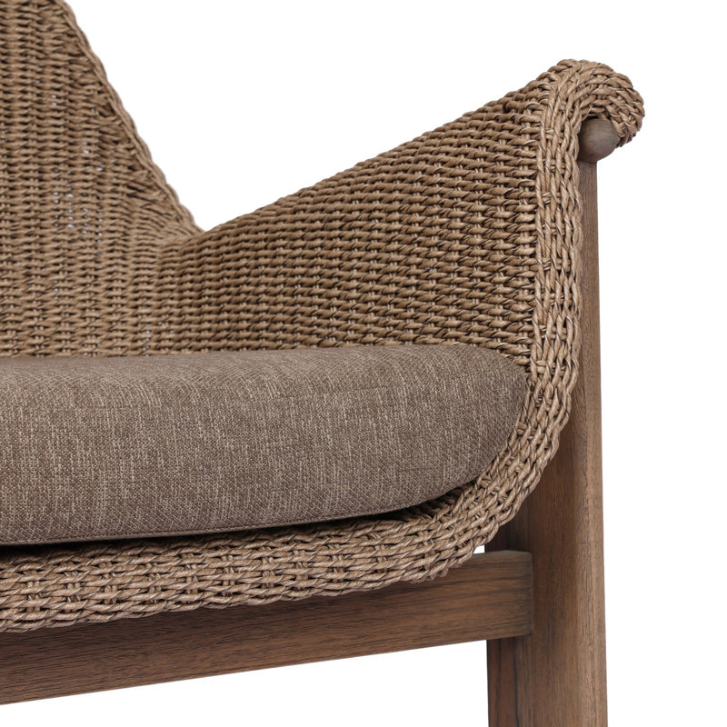 Santoro Outdoor Teak Armchair, Brown