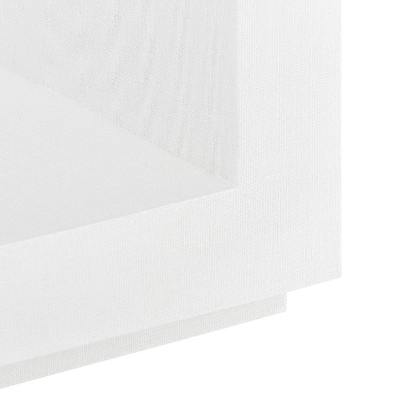 Essential End Table, White
