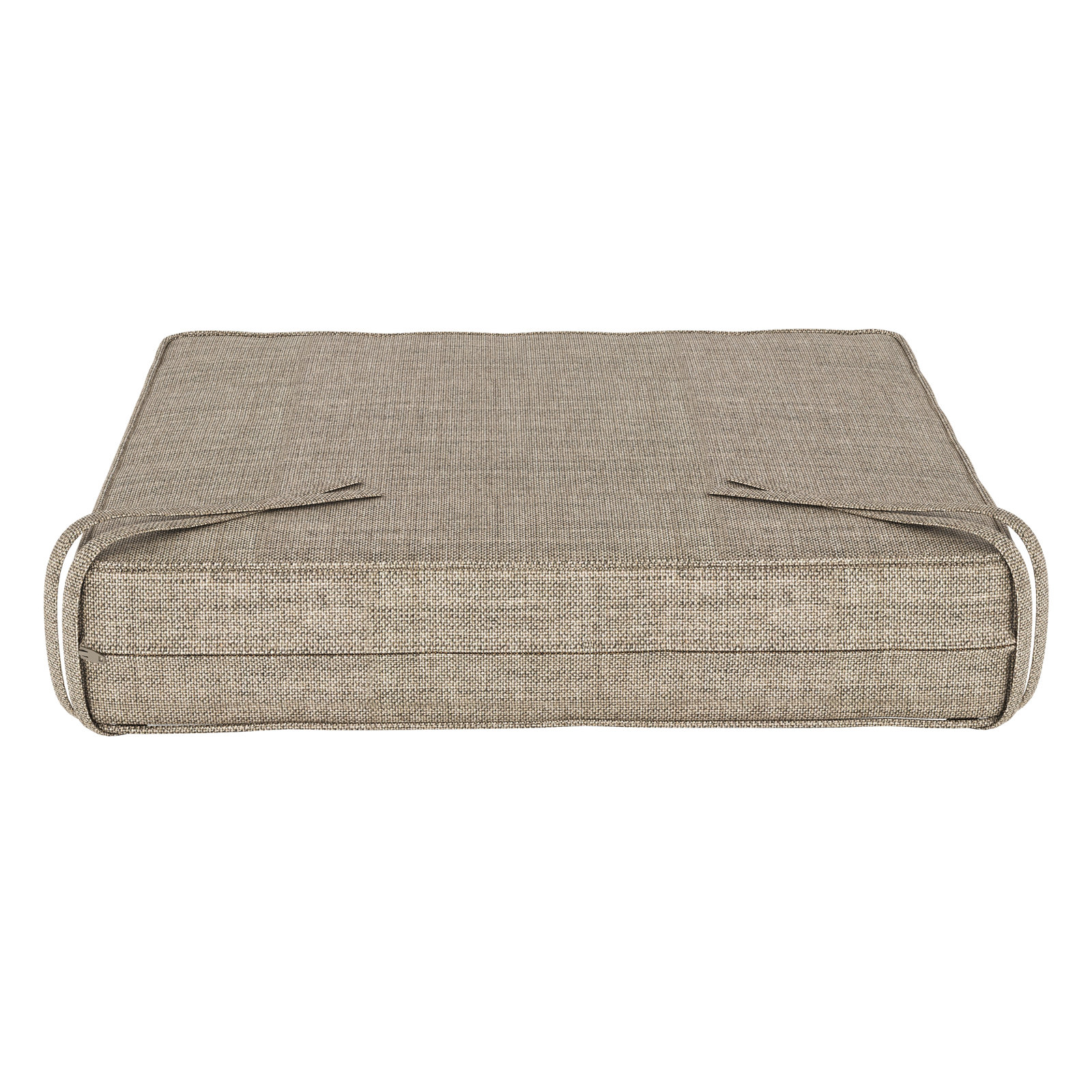 Sunbrella® Seat Cushion, Cast Shale Sunbrella® Plainweave, 17" W x 17" D
