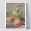 «Vintage Vibrant Rose Bouquet» sur papier-98298579-98298581