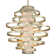 Vertigo 6 - Light Unique / Statement Geometric Chandelier