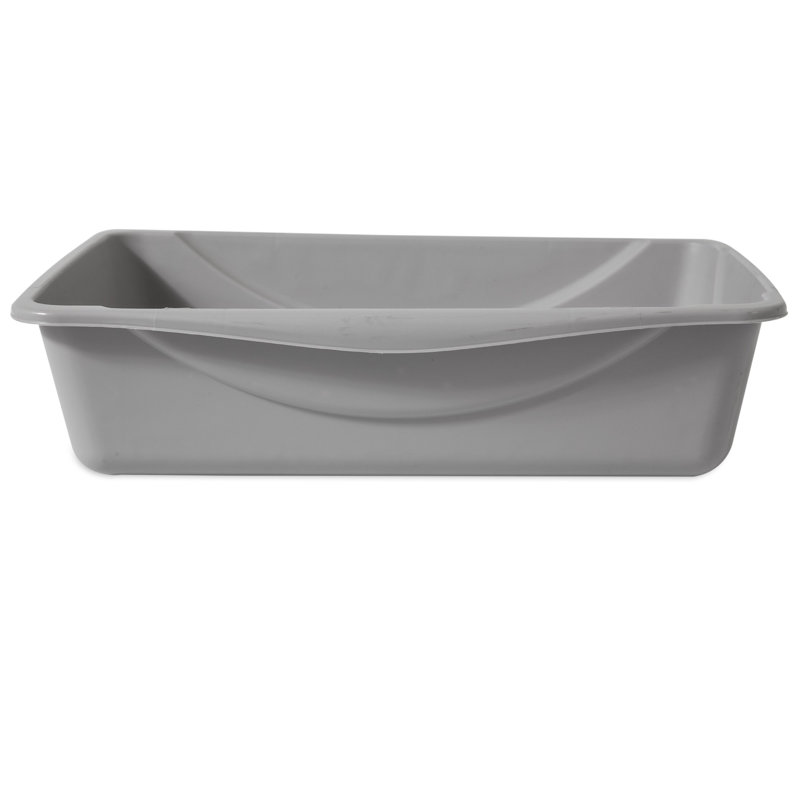 Plastic Litter Box, 3.5" H x 10.5" W x 14" D