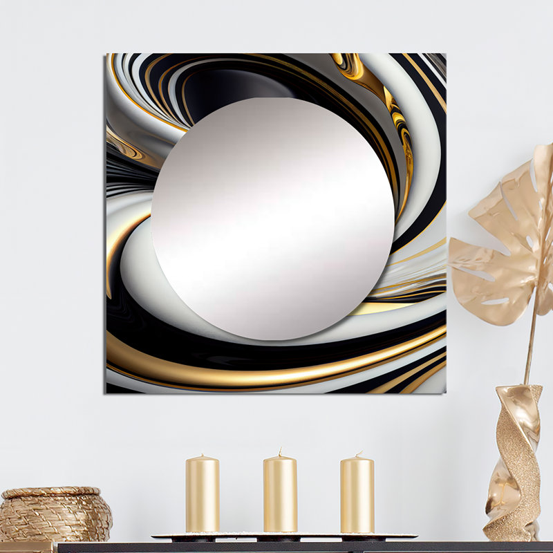 Karoma - Miroir mural moderne pour la chambre à coucher, 36 po x 36 po