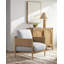 Lampe de table en osier / rotin Carmina
