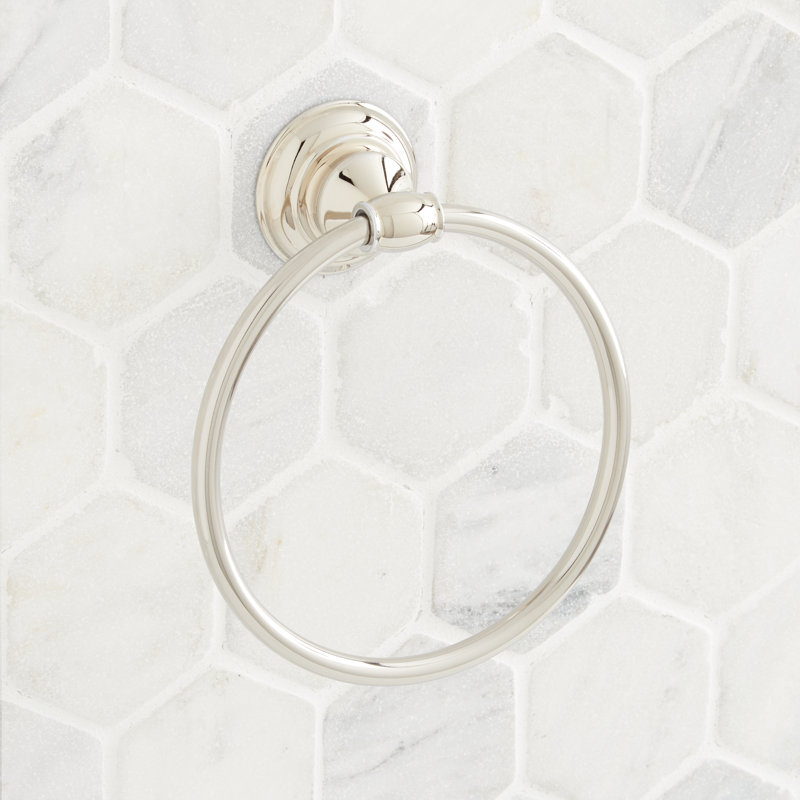Anneau à serviettes Beasley, Polished Nickel