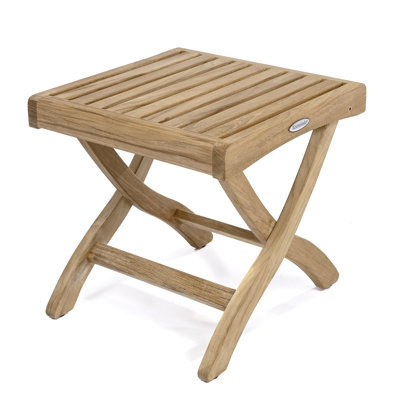 Table d'appoint pliante en teck