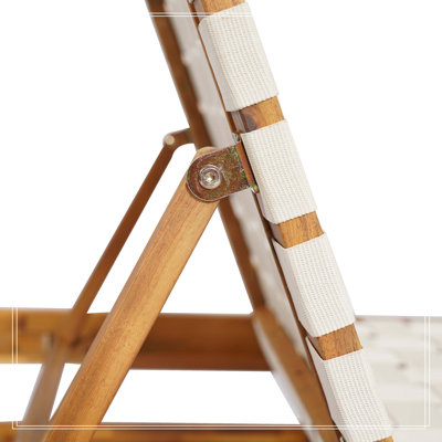 2 chaises longues extérieures