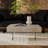 Square Faux Travertine Pattern Coffee Table