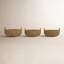 Varney Sg Shallow Baskets W/ Handles