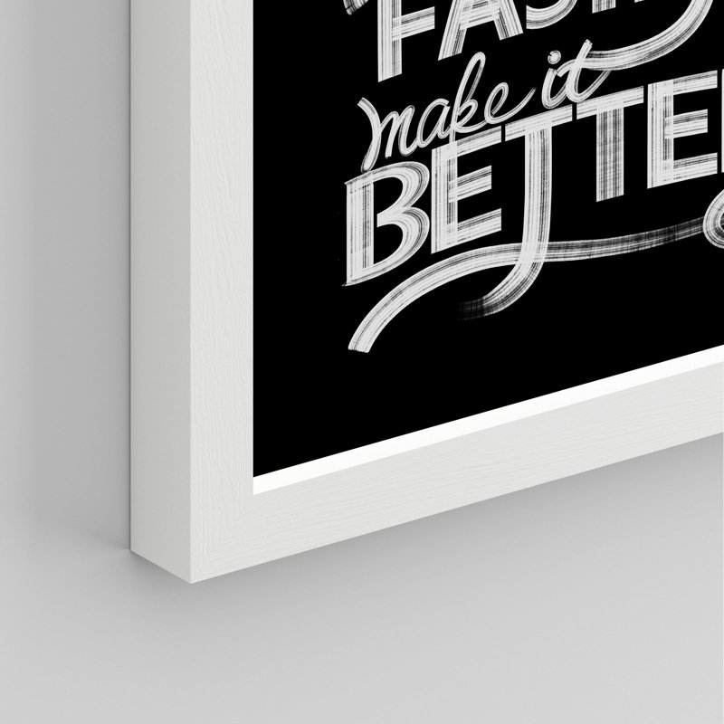 "Motivation", Blanc, H 16 po x l 12 po