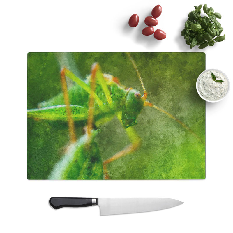 Grasshopper Vol.2 Chopping Board, 0.4cm H x 28.5cm W x 39cm L