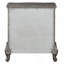 Table de chevet 2 tiroirs Antique Platinum