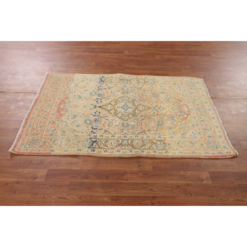 Tapis vintage en laine pour vestibule 3 x 5