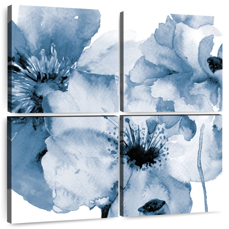 Avery Flowing Flowers II, 32" H x 32" W