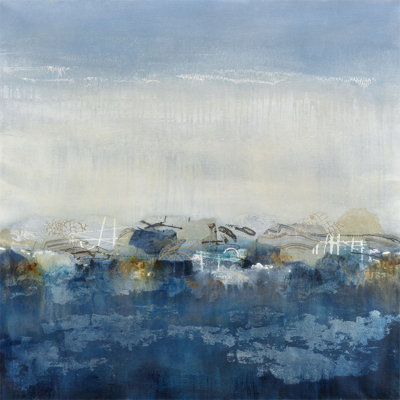 Seaside Night Painting by Jennifer Hollack Raboin
