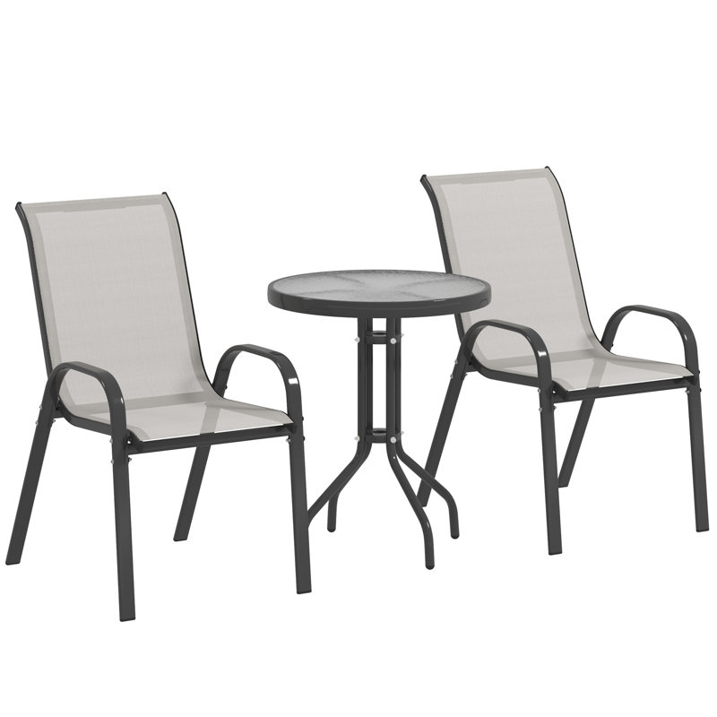 2 - Person Patio Dining Set with Round Table