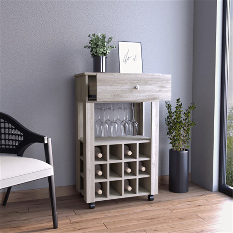Jhon Accent Cabinet, Gray