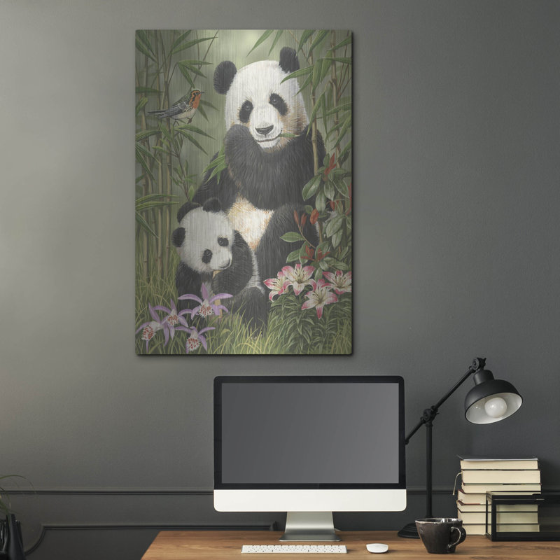 «Panda Paradise» par William Vanderdasson, H 36 po x l 24 po