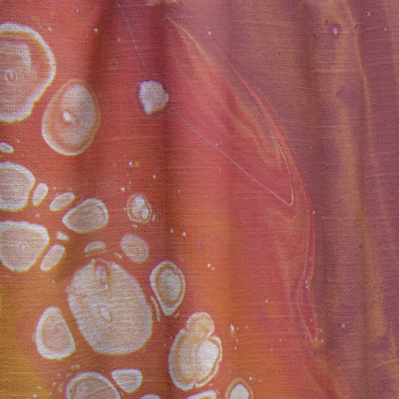Panneau de rideau simple semi-diaphane avec passe-tringle Vibrant, L 52 po x L 63 po