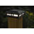Oxford Solar Powered Integrated LED Aluminium Fence Post Cap Light 6 in. x 6 in. with Base Adapter Included-38507797