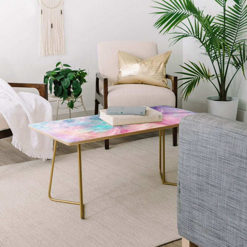 Emanuela Solid Wood Top Coffee Table