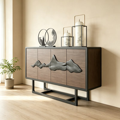 Chinese-style retro minimalist high-end sideboard
