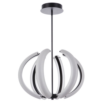 Tieran 6 - Light LED Geometric Pendant