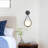 Pistey Glass Armed Sconce-378510223