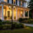 2-Heads Outdoor Solar Lamp Post Lights with Dusk to Dawn Sensor