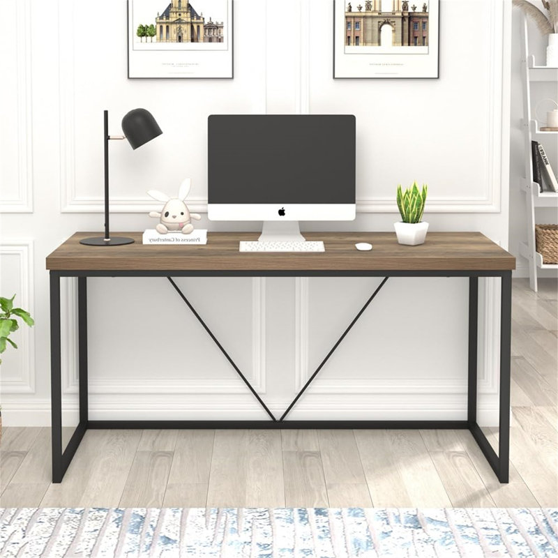 Bureau d'écriture Cianciulli, Chêne, H 29,49 po x l 60 po x P 23,58 po