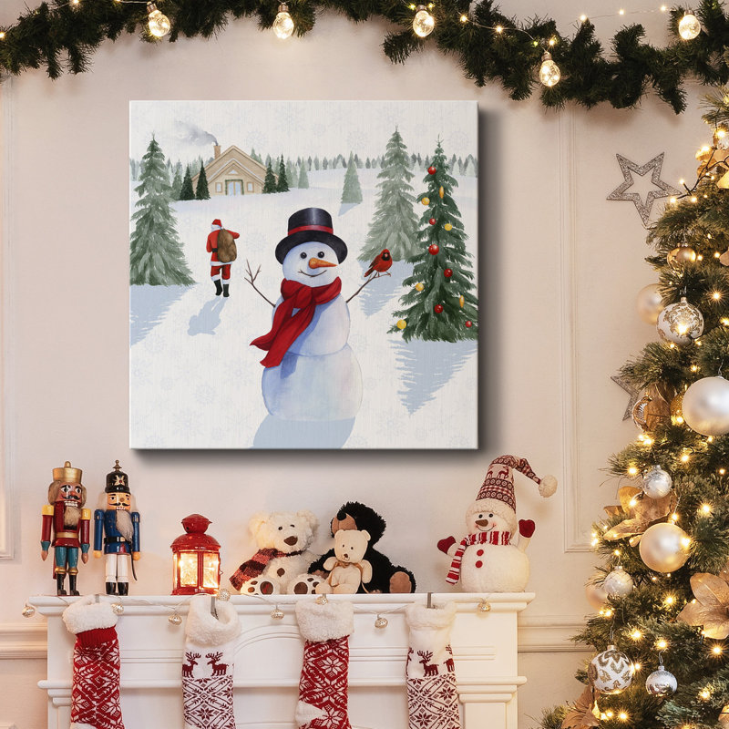 Bonhommes de neige du Père Noël I, H 24 po x l 24 po x P 1,5 po