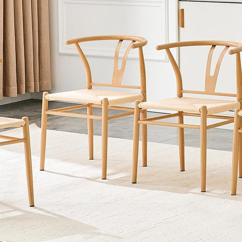 Fauteuil Wesborn, Bois naturel