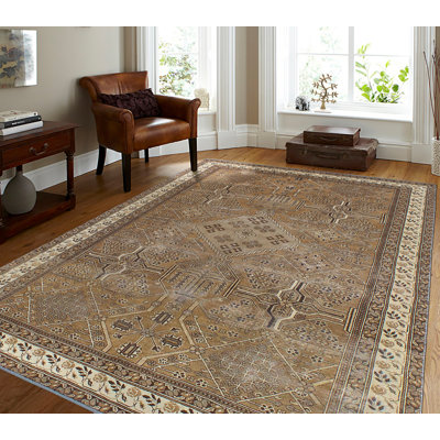 Khylar Distressed Gulden Brown Rug