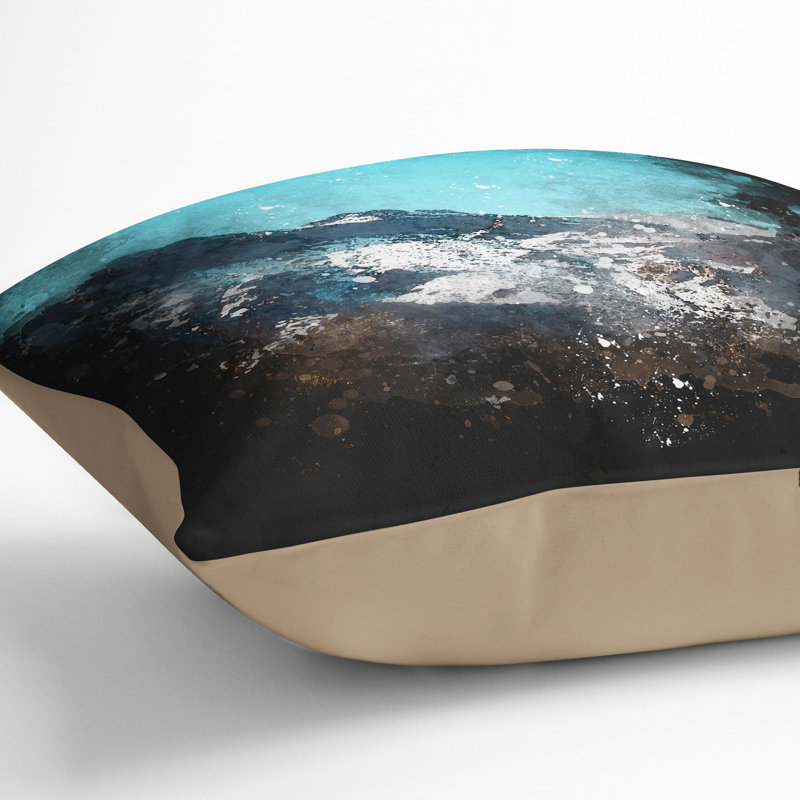 Square Throw Cushion, Stone, 40cm H x 40cm W x 15cm D