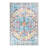 Non-Slip Machine Washable Red/Teal/Gray Oriental Area Rug-645420749