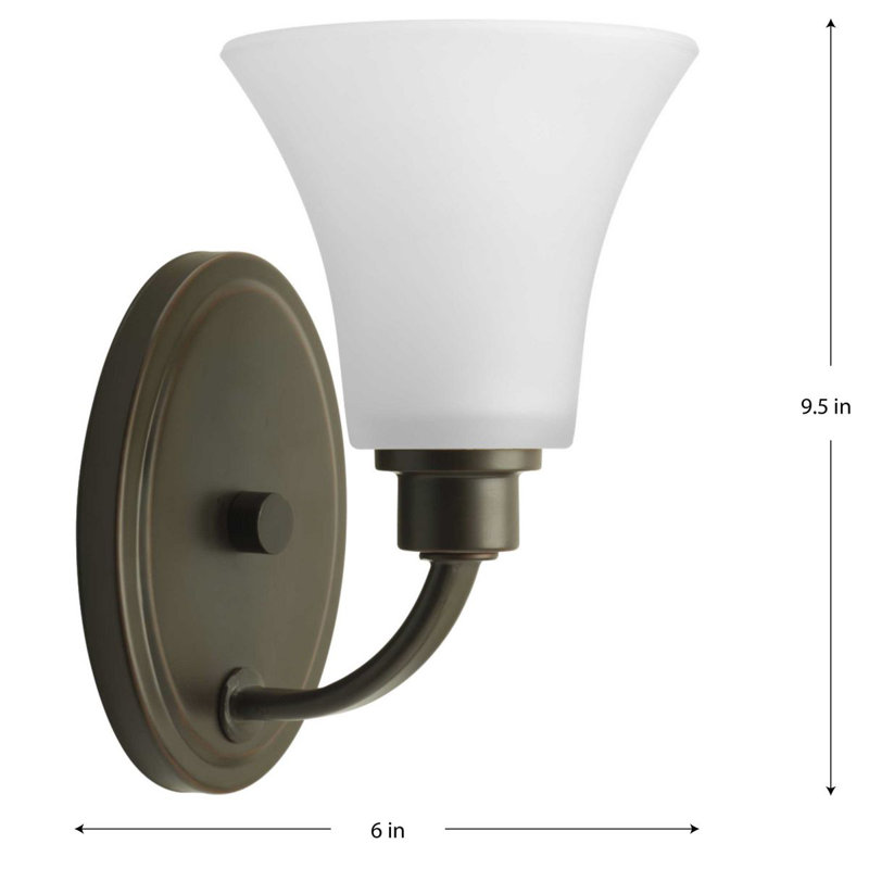 Éclairage pour salle de bain 1 lumière à intensité variable Jilliann