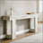 Country-Style Wooden Sofa Table With Rustic Charm, Durable Engineered Wood, And Versatile Use For Home Decor.