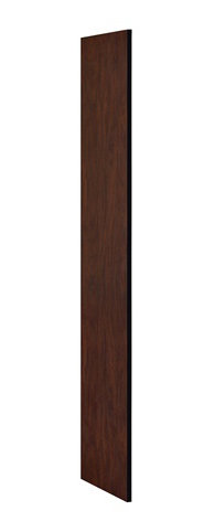 Panneau latéral sans capot incliné, H 76 po x l 21 po x P 0,75 po, Acajou