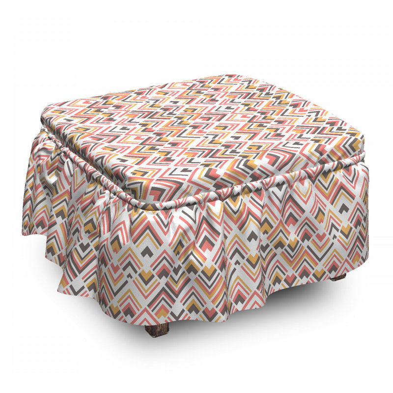 Housse pour à motif contemporain repose-pieds
