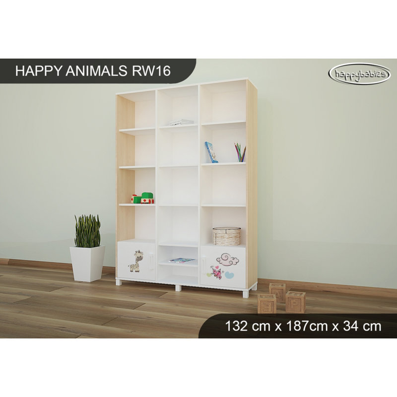 187cm H X 132cm W Kids Bookcase, Light Pear