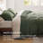 Bedsure Luxury Waffle Duvet Cover King Size - Textured Duvet Cover Set, Soft, Breathable Bedding Set (104"x90") with 2 Pillow Shams for All Season, Olive Green, Comforter Not Included-128596904-116731117