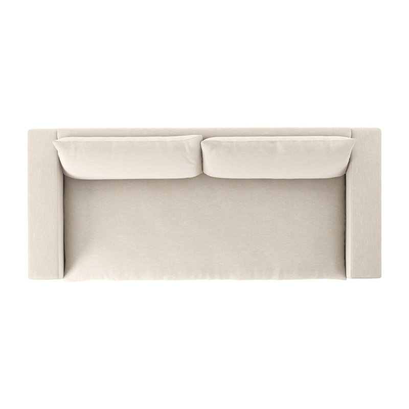 Grant Sofa, Ashby Oatmeal Polyester Blend