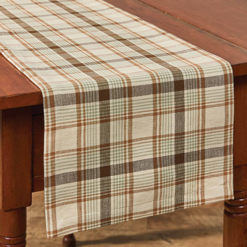 Chemin de table Hawthorne, L 54 po x l 13 po, Brun