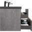 Meuble-lavabo mural 72 po avec double vasque et rangement spacieux
