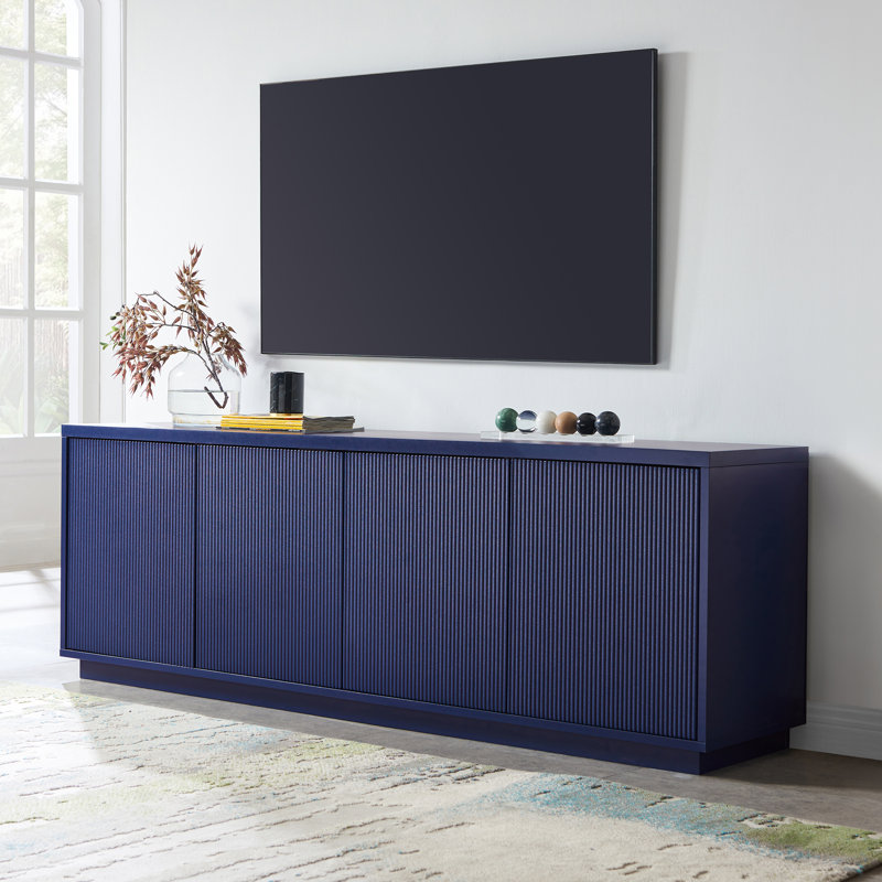 Meuble télé Hanson, Bleu très foncé