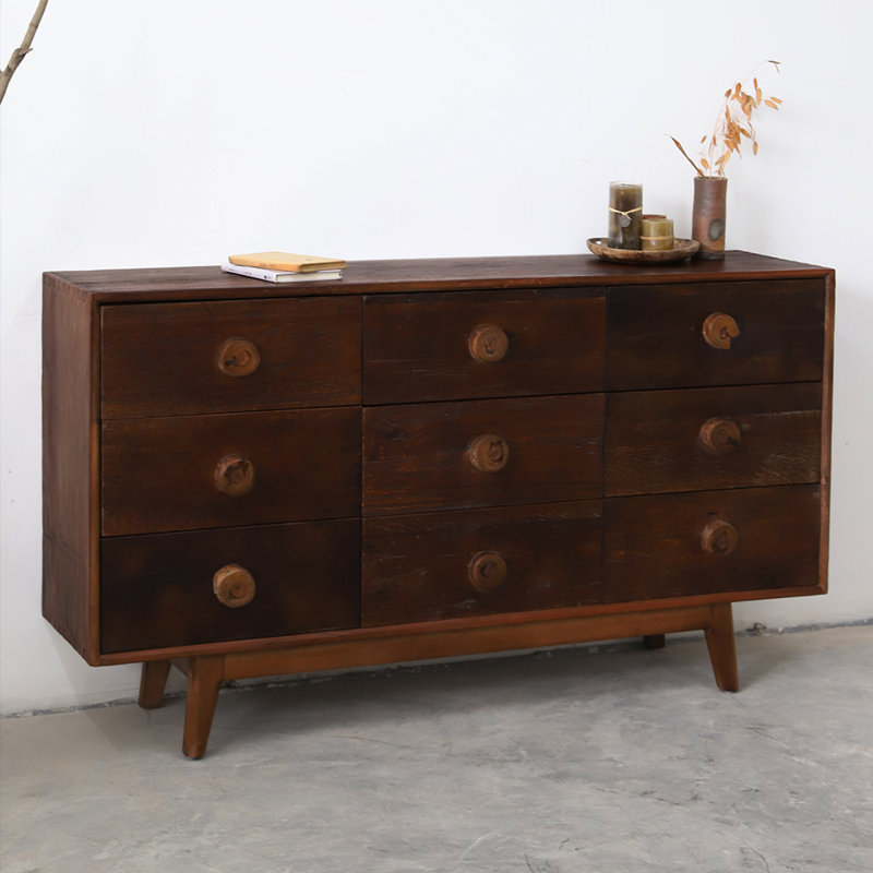 American-style retro light luxury sideboard