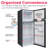 Frigidaire 7.5 Cu. Ft. Retro Fridge Freezer Combo, Apartment Size Top Freezer Refrigerator-98742339
